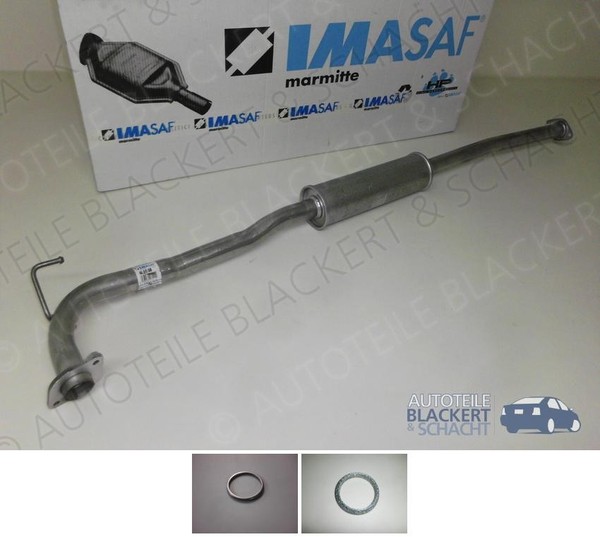Imasaf Auspuff Msd, Mitteltopf für X-TRAIL (T30) 2.2 Di 4X4-image