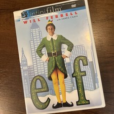 Elf DVD 2003 Christmas Movie Starring Will Ferrell, James Caan Classic Holiday