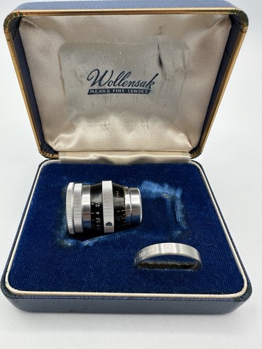 Kern Paillard Yvar AR 12.5mm f/2.8 D-Mount Lens with Case Vintage Bolex 8mm
