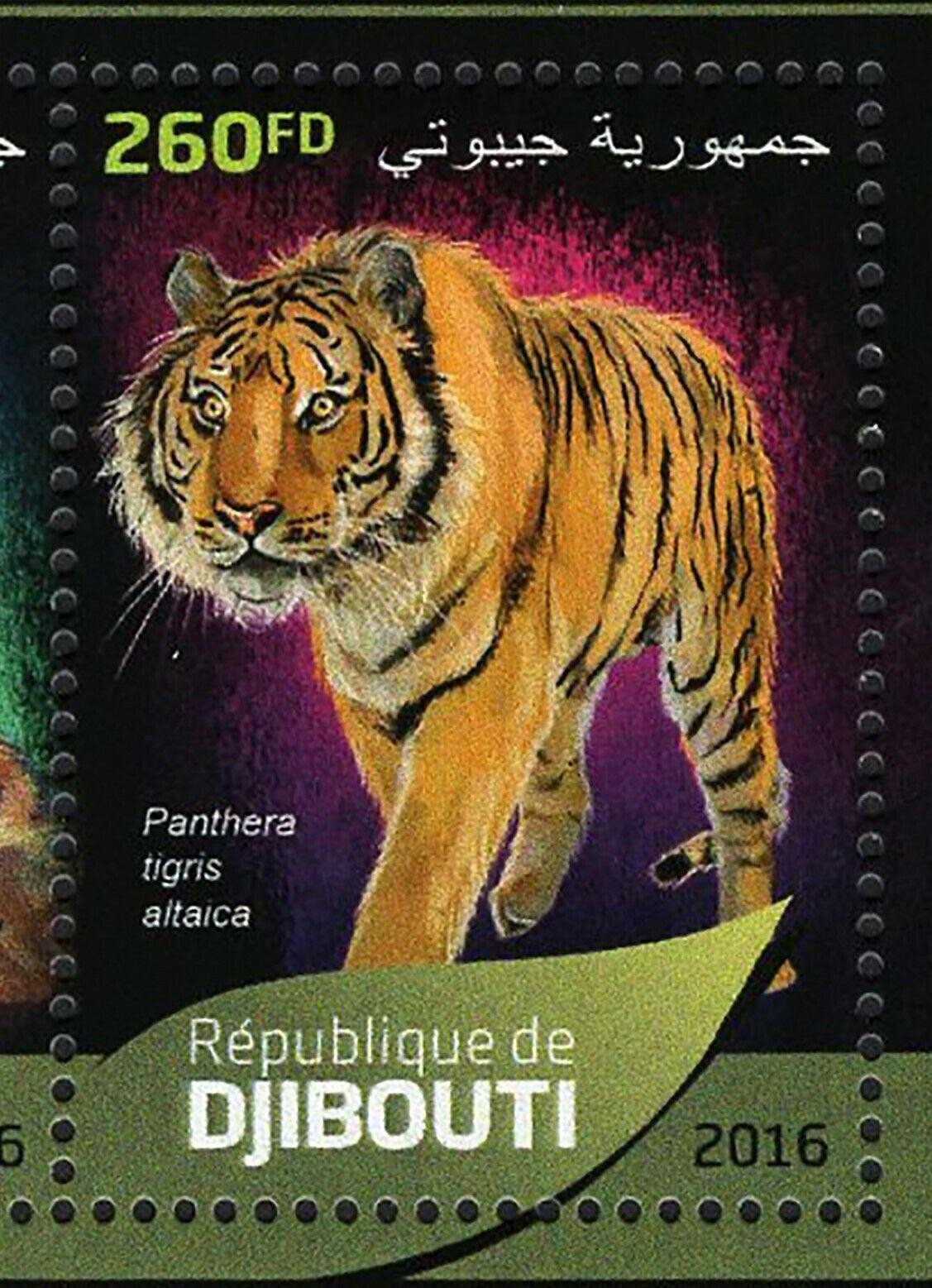 Tigers Stamp Bundle of 2 Panthera Tigris Altaica Souvenir Sheet MNH #1309-1312