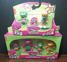 Fisher Price Barney's World: Barney Hey Friends 4 Pack Figures  Baby Bop 2 Pack