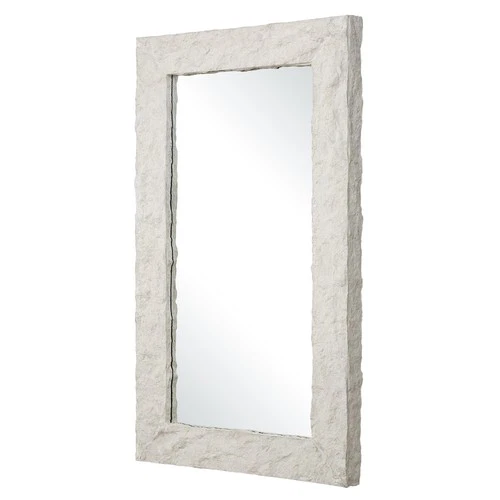 Uttermost 08187 Quarry 28" W x 48" H Rectangular Framed Bathroom - Off White - Picture 3 of 6