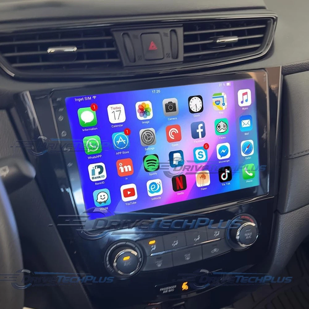 SIXWIN 1 Din Carplay/Android Auto autoradio met scherm, 10,4 inch touchscreen autoradio Bluetooth met Mirror Link (Android/IOS) achteruitrijcamera