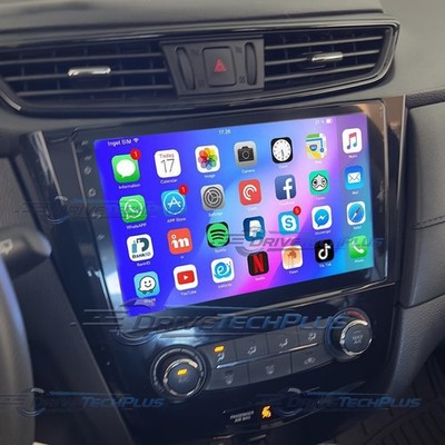 10'' Para Nissan Rogue X-Trail Qashqai 2014-2019 Carplay Radio de coche estéreo