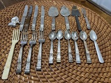 Vintage Children s Flatware Plastic Retro Play Kitchen