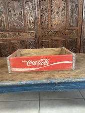 Vintage 1970's Original Coca-Cola Coke Bottle Crate Tray Chattanooga 18x12x4.5