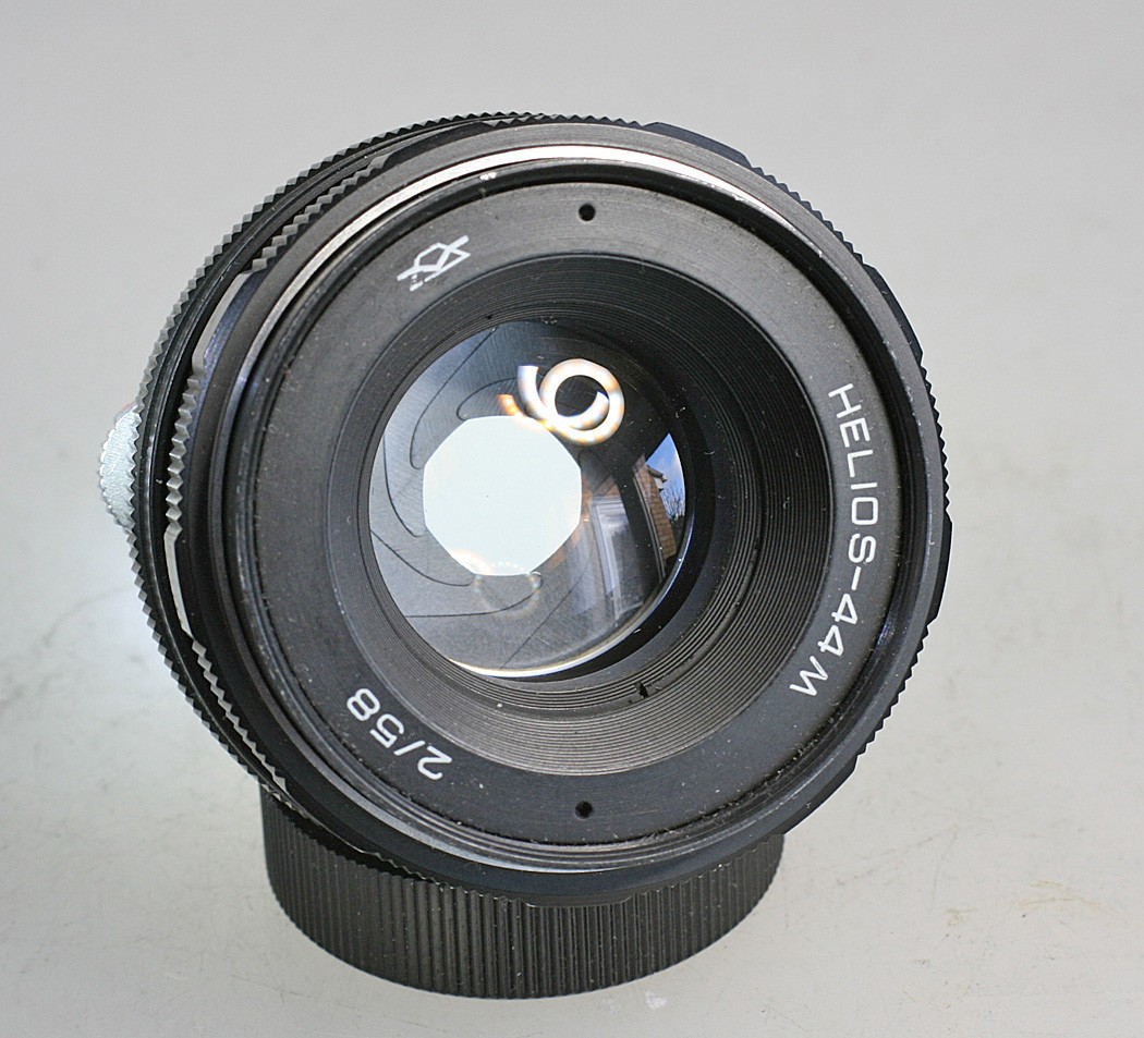 Helios 44M 58mm F/2.0 USSR M42 Screw Prime Lens, Caps, "Swirly Bokeh"