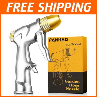 #ad High Pressure Garden Hose Sprayer 4 Spray Options $43.19