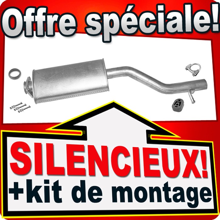 Silencieux Intermédiaire Mercedes C230 C180 C200 | Ligne Échappement Essence 1.8 2.0 2.3