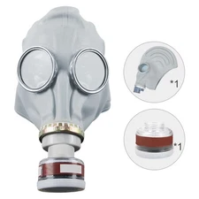Cosplay Gas mask GP-5 Grey Size-2 Universal Soviet Military FULL SET US