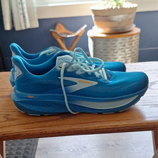Brooks Ghost Men's Blue Mesh Lace-Up Low Top Running Sneaker Shoes