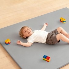 Baby Play Mat for Floor 74"50" Playpen Mat, 1.3" Thick Elasti-Foam, Non-Slip