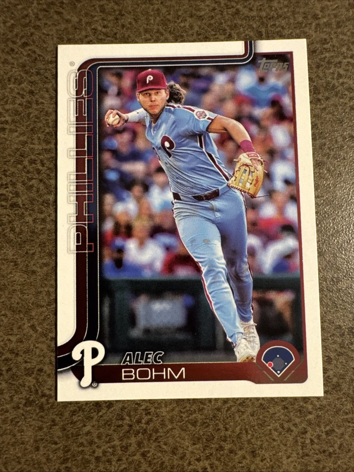Alec Bohm 2024 Topps Update #ASG-13/2025 Topps Series 1 Phillies 2-Card Lot - Image 4 of 4