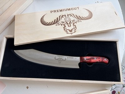 Giesser Premium Cut Chefs No.1 Red Diamond Fleischmesser Barbecue 1900 s 30 rd