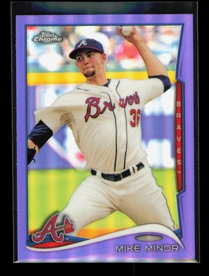 2014 Topps Chrome Purple Refractor #79 Mike Minor