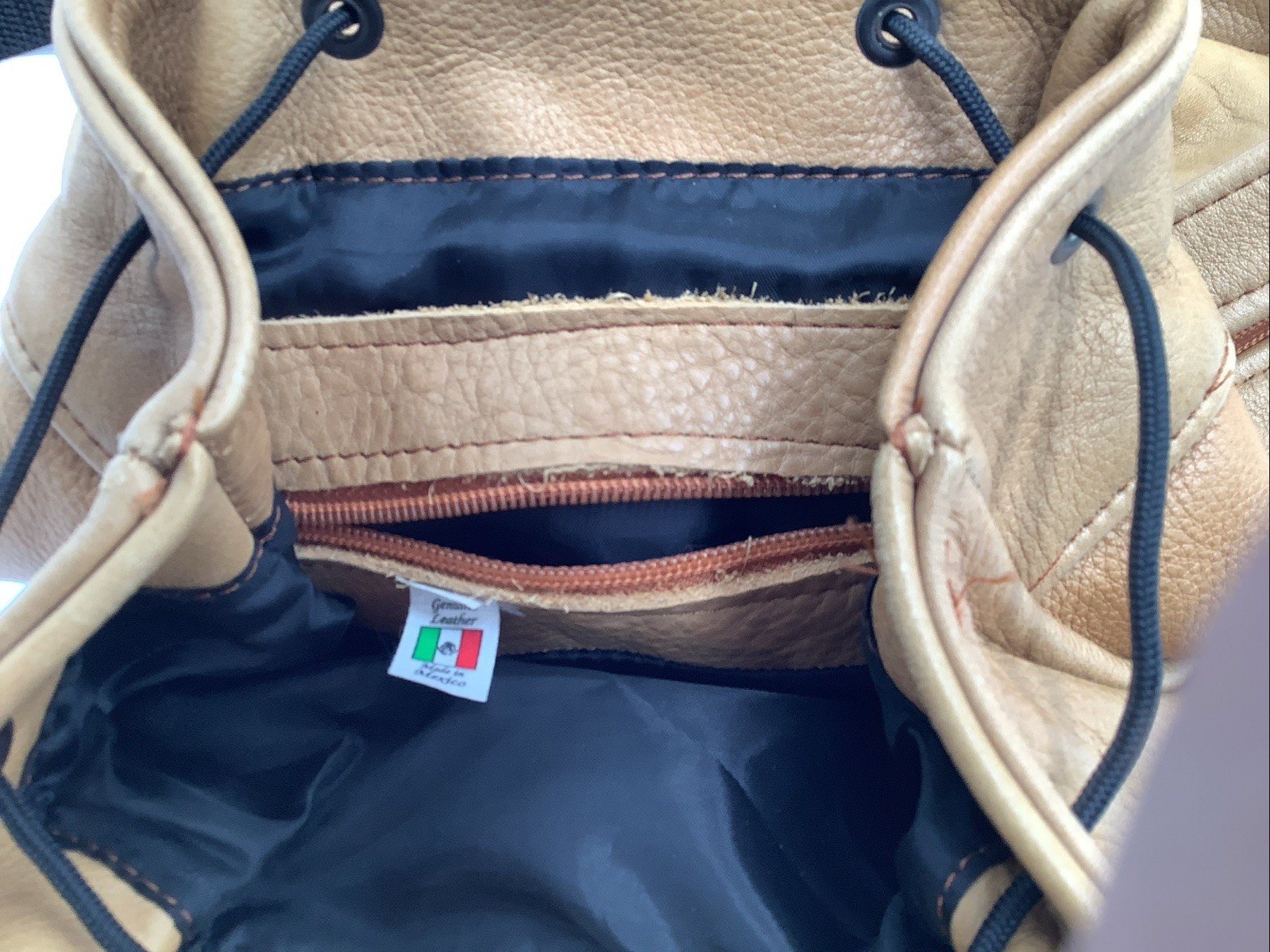 Small Mini Backpack Purse, Drawstring & Clip Clos… - image 9