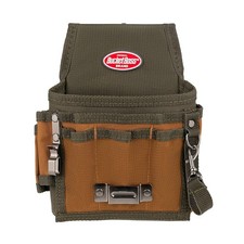 Bucket Boss - Tool Pouch with FlapFit, Pouches - Original Pack of 1 , Brown