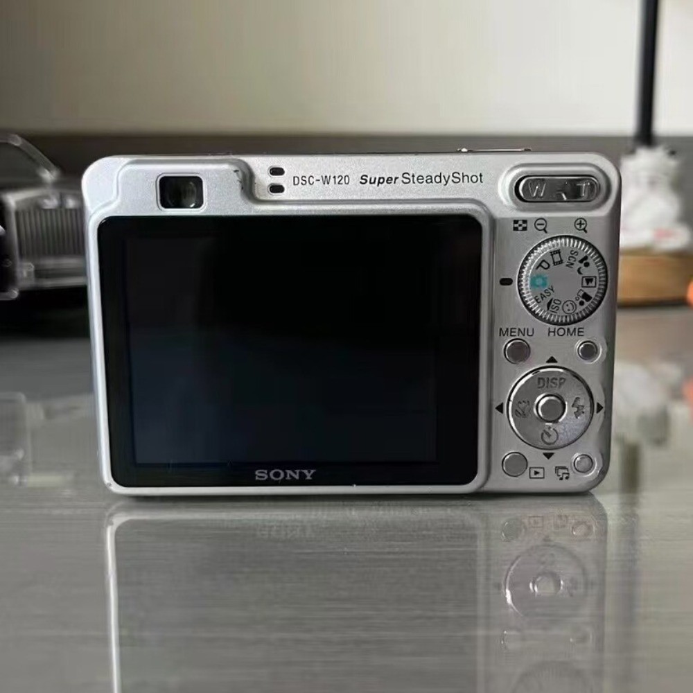 Sony Cybershot DSC-W120 7.2MP CCD Vintage Digital Camera - 100