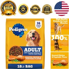Adult Dry Dog Food, Complete Nutrition, Roasted Chicken  Vegetable Flavor, 1...