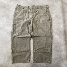 Carhartt Carpenter Trousers Mens 44" Relaxed Straight Leg Pants, Brown