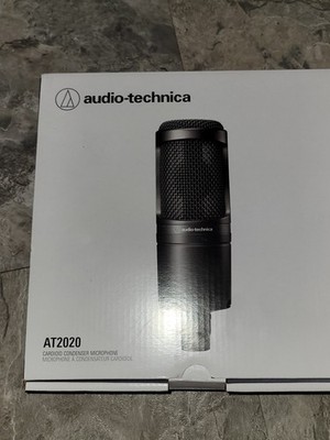 Audio-Technica AT2020 Cardioid Condenser Studio XLR Microphone - Black