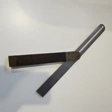 Rare Howard Patent 1867 Star Tool Co. 11" Sliding T Bevel Square Ruled