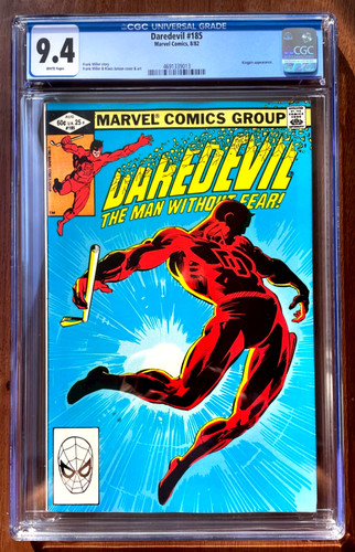DAREDEVIL #185 CGC 9.4 Frank Miller/Klaus Janson Kingpin Appearance Marvel 1982