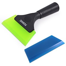 Squeegee Shower Mirror Glass Wiper Window Cleaner with Extra Rubber Blade