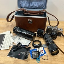 Minolta SRT 201 35mm Film Camera Kit Parts Repair MD Rokkor-X 35mm Vivitar READ