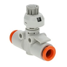 1 pc SMC CORPORATION AS1002FS-07 SPEED CONTROLLER, INLINE, WITH INDICATOR, AS S