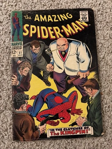 New ListingAmazing Spider-Man  #51, 1967, VG Kingpin Cover