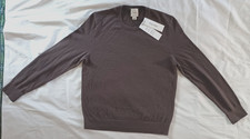 NWT Calvin Klein Men's Merino Wool Blend Crew Neck Sweater, Lightweight, Size M