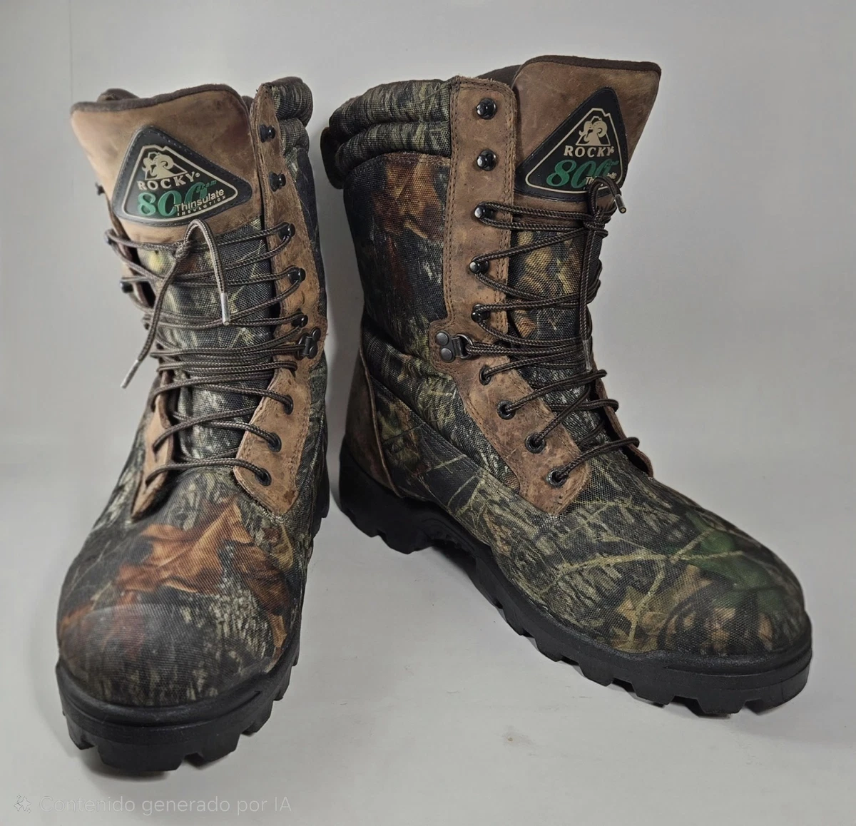 Rocky Red Mountain Mens 9.5W Brown Waterproof Hunting Boots 400G Thinsulate Fair ROCKY Hunting Footwear for Men for sale | eBay main image 2