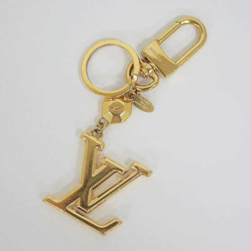LOUIS VUITTON Portocle facet keychain gold M65216 OB1254 | eBay