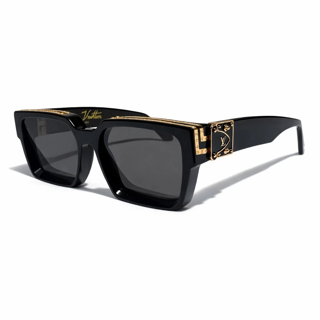 に*ん様 LOUIS VUITTON サングラス ブラック ゴールドロゴ値下げあ Louis Vuitton Black Black Sunglasses for Men for sale - eBay
