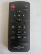 INSIGNIA D052-NS Remote Control Black DVD Player Media Player