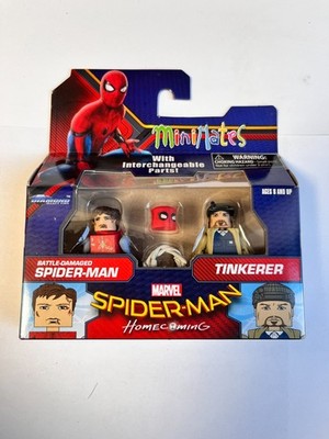 Marvel Minimates Serie Battle Damaged Spider-Man & Tinkerer Mini-Figur Set