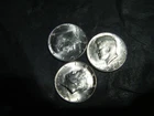 3-1964 KENNEDY Half Dollar 90%  SILVER  "UNCIRCULATED" LOT 2