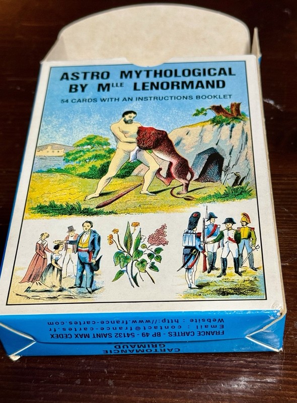Astro Mythological Lenormand Tarot Card Set 54 Cards by B.P. Grimaud, Vintage
