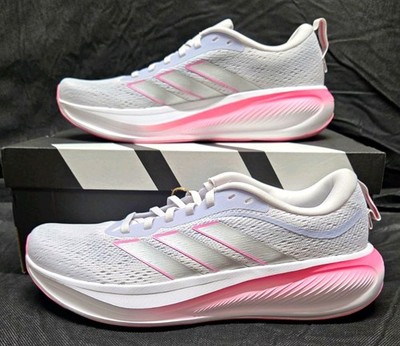 NIB Womens 8.5 Adidas Respone Pace W PERIWINKLE GRAY PINK NEW IN BOX