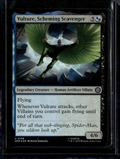 Vulture, Scheming Scavenger - 158 - SPM - Foil - NM - MTG Magic the Gathering