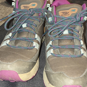 New Balance Fresh Foam Hierro Hiker Hiking Shoes Brown/Purple Lace-Up Pre-Owned