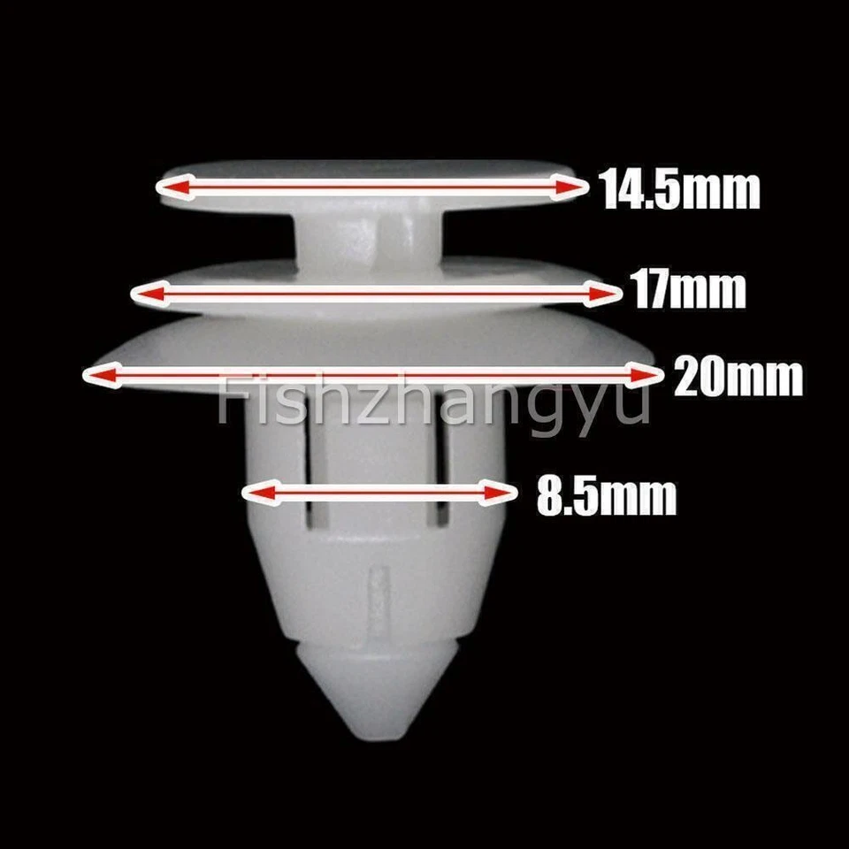 10 For Ford Falcon BA BF FG Interior Door Panel Liner Trim Card Clips Fasteners/ - image 3 of 3