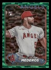2024 Topps Green Crackle Foil Board #270 Victor Mederos /499