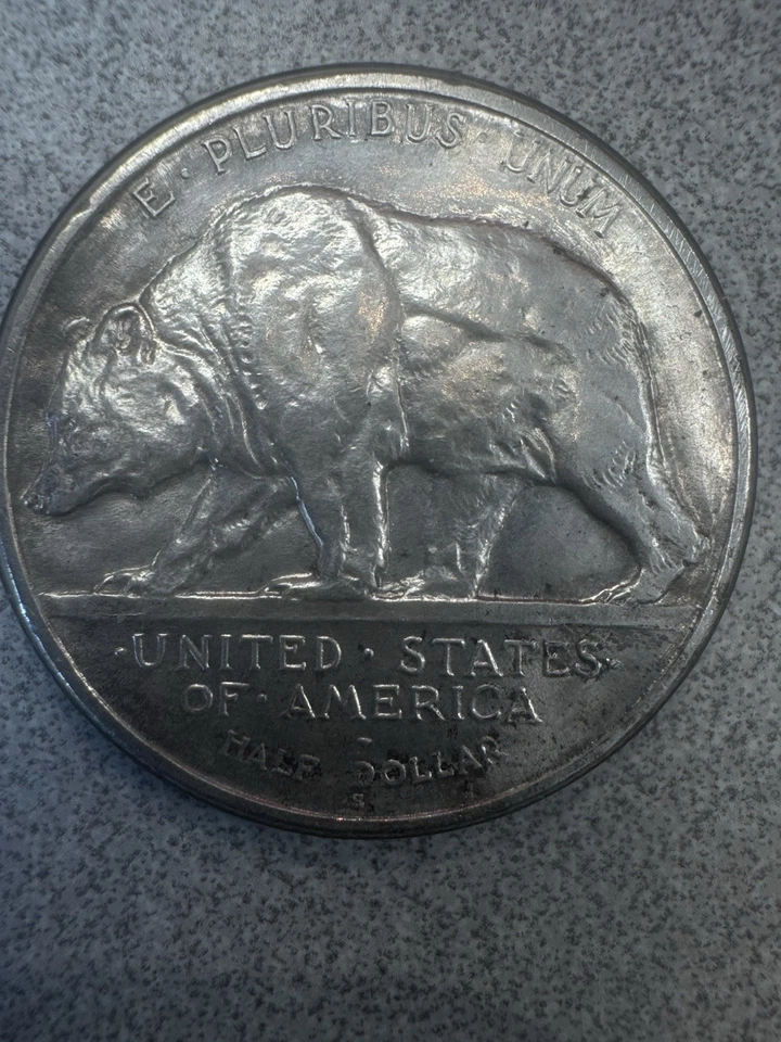 1925-S California Diamond Jubilee Commemorative Half Dollar. - Image 3 of 4