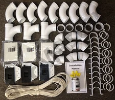 Vacuflo Central Vacuum 3-Valve rough-in kit - UNIVERSAL