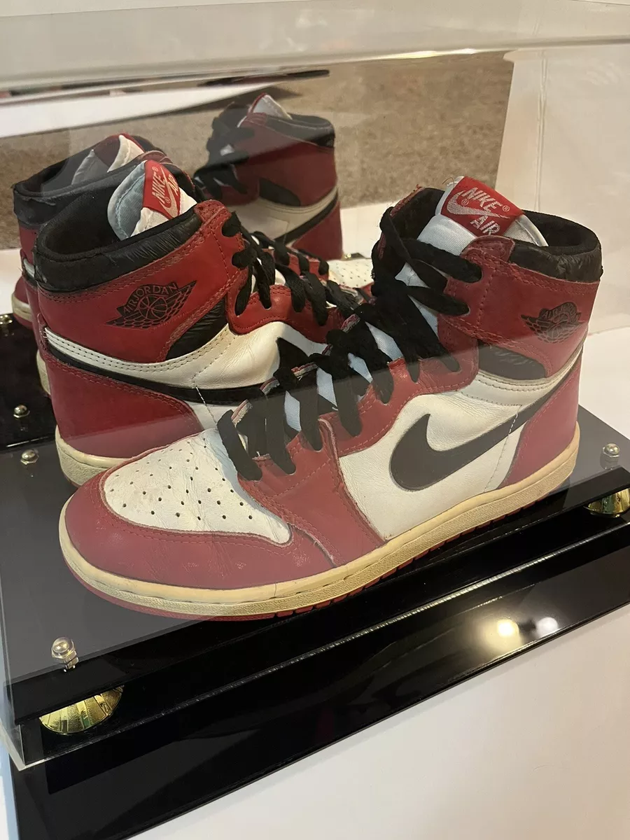 1985 Vintage NIKE OG Air Jordan 1 Chicago Size 10.5 US TY