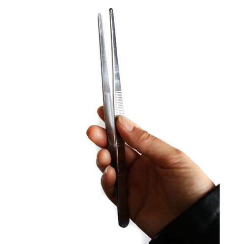 Reptile Feeding Tongs Tweezers 10'' 25cm Long Stainless Steel Reptile Feed Tool - Picture 4 of 8