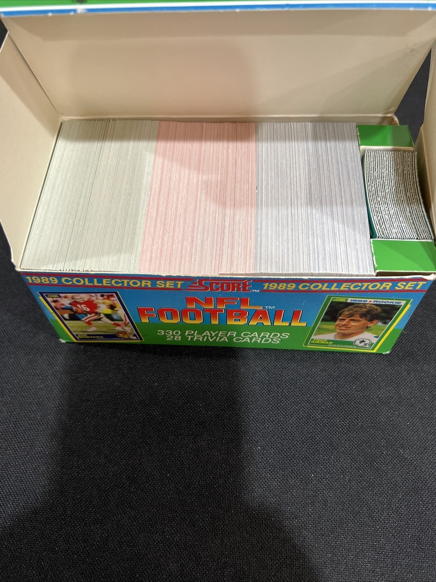 1989 Score Football Complete Factory SET Mint- Barry Sanders, Troy