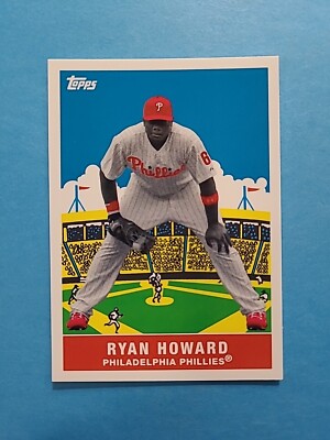 RYAN HOWARD 2007 TOPPS FLASHBACK FRIDAYS BASEBALL CARD # FF1 H4478